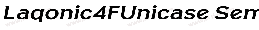 Laqonic4FUnicase Sem字体转换